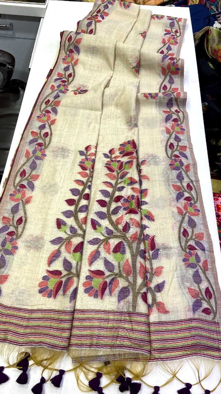 YNF Wholesale Silk Jamdani Sarees KESH718 Munga Silk | Surat Manufacturer