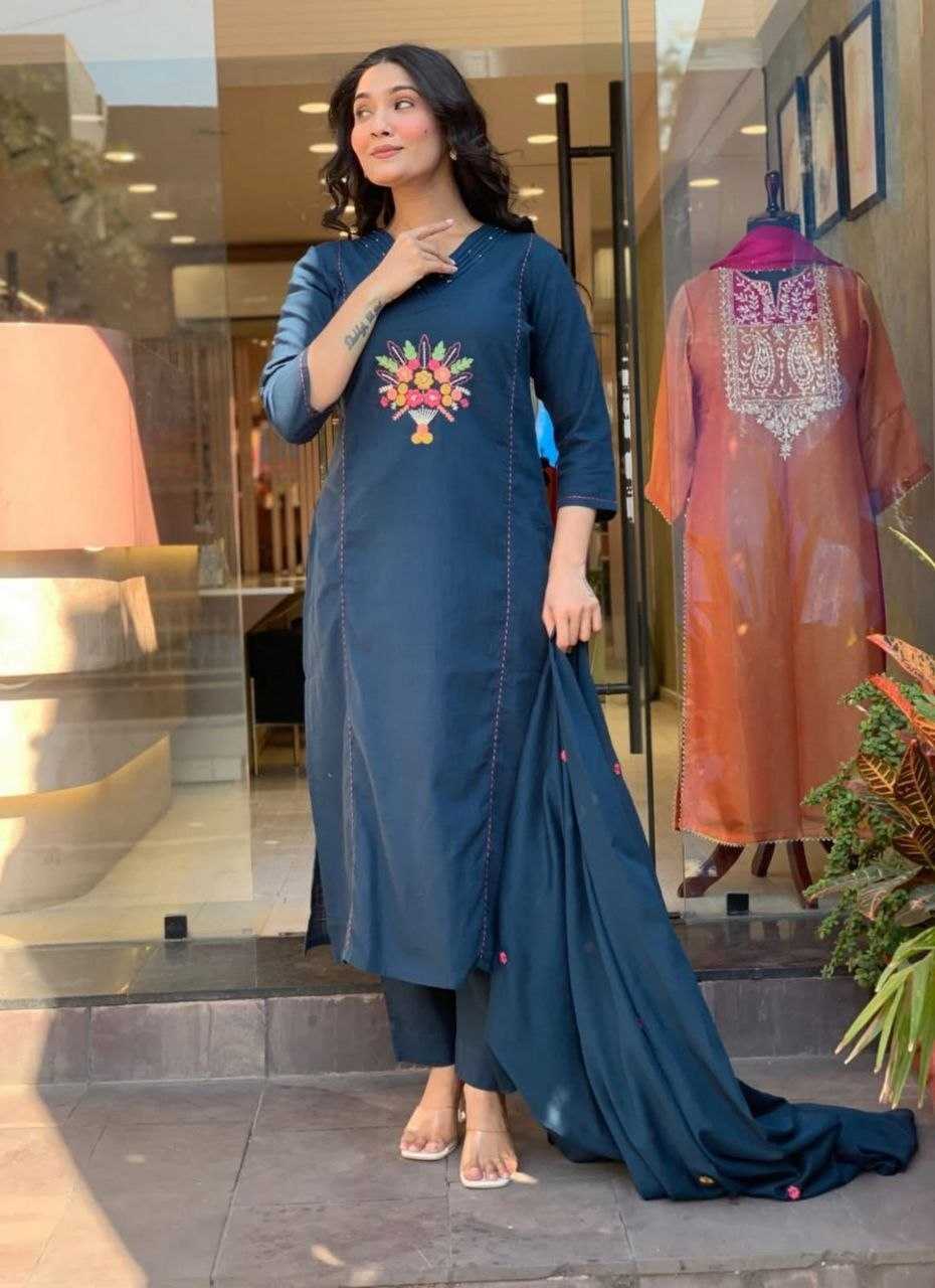 YNF Wholesale Slub Reyon Chanderi Suit KESH732 369 | Surat Manufacturer