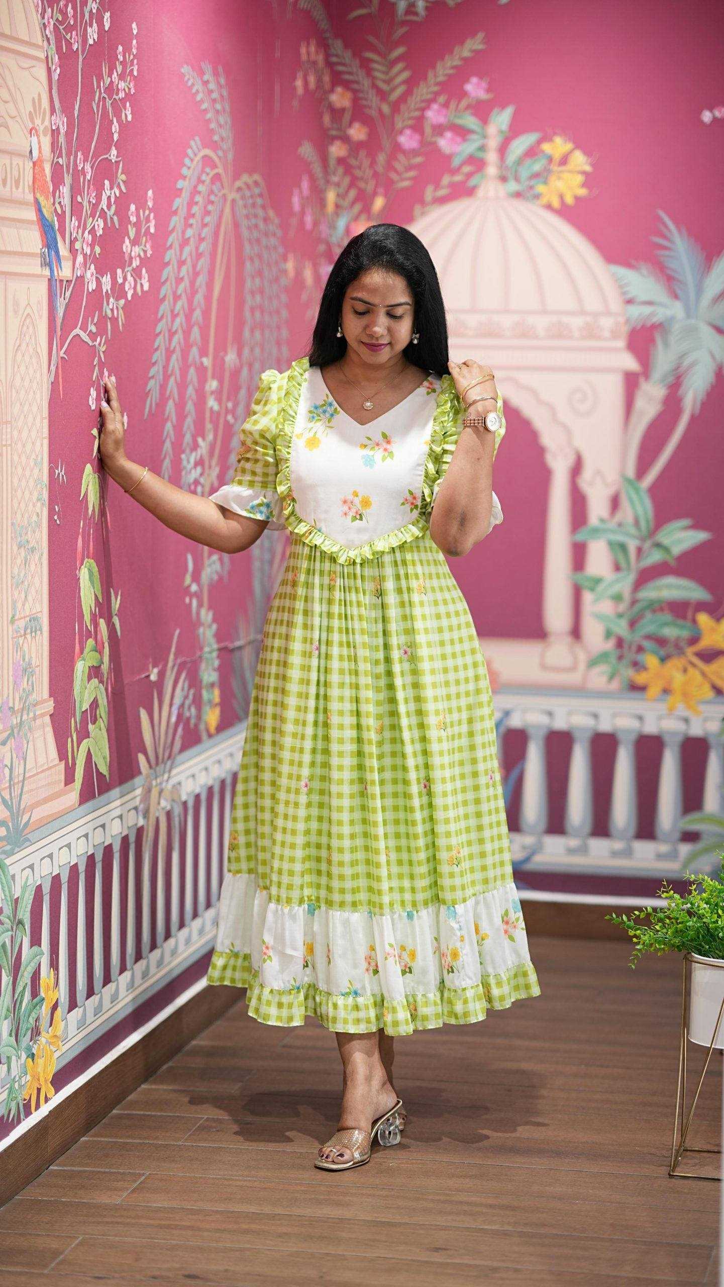 YNF Wholesale Soft Cotton Maxi Dresses KESH210 2721 | Surat Manufacturer