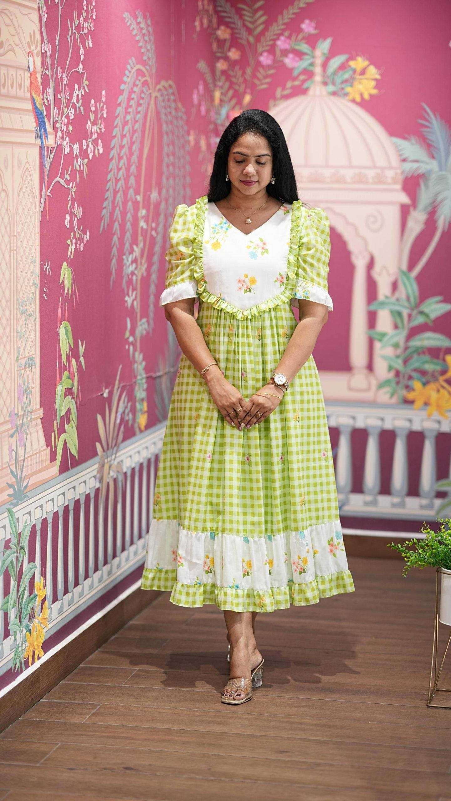 YNF Wholesale Soft Cotton Maxi Dresses KESH210 2721 | Surat Manufacturer