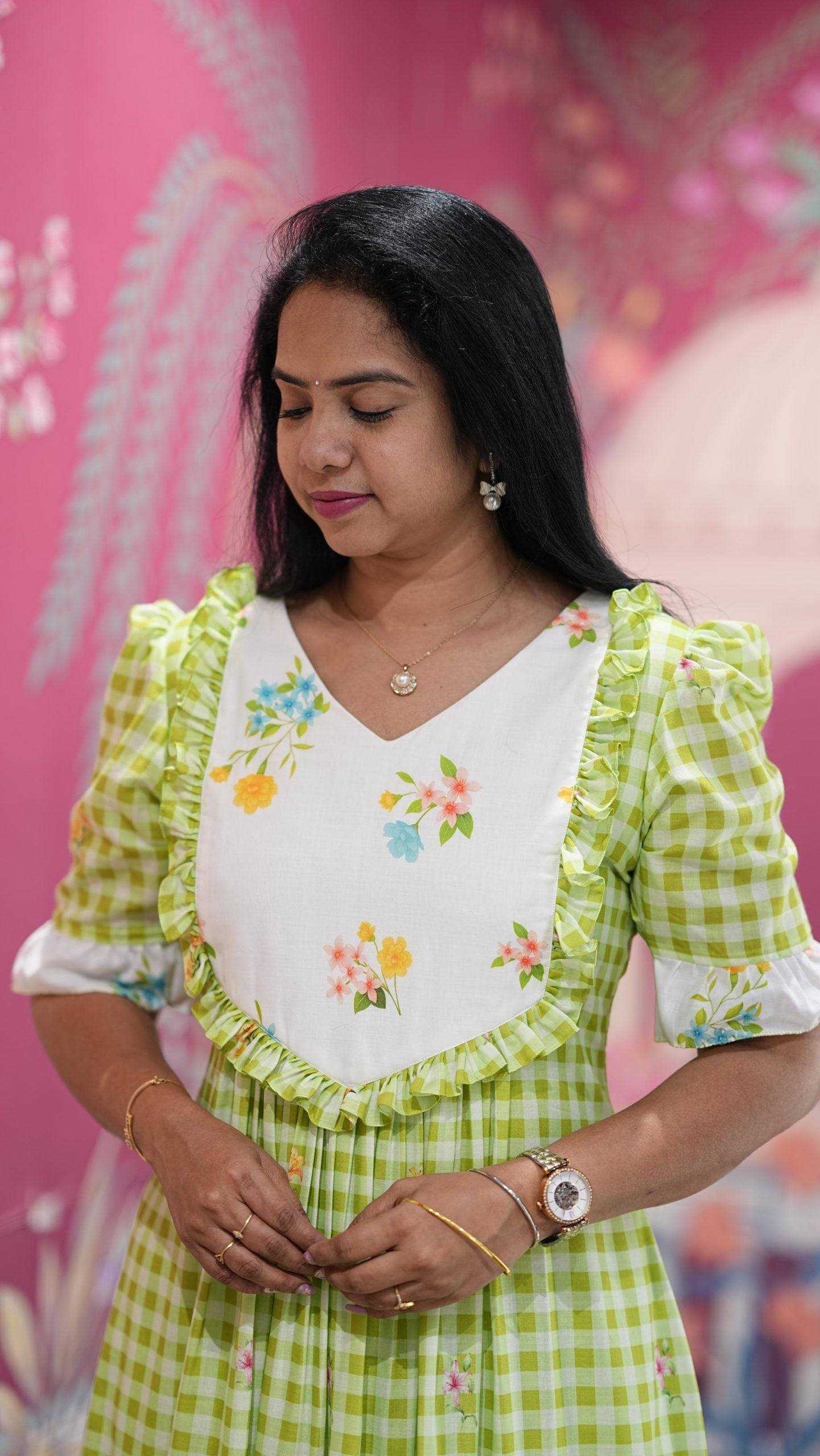YNF Wholesale Soft Cotton Maxi Dresses KESH210 2721 | Surat Manufacturer