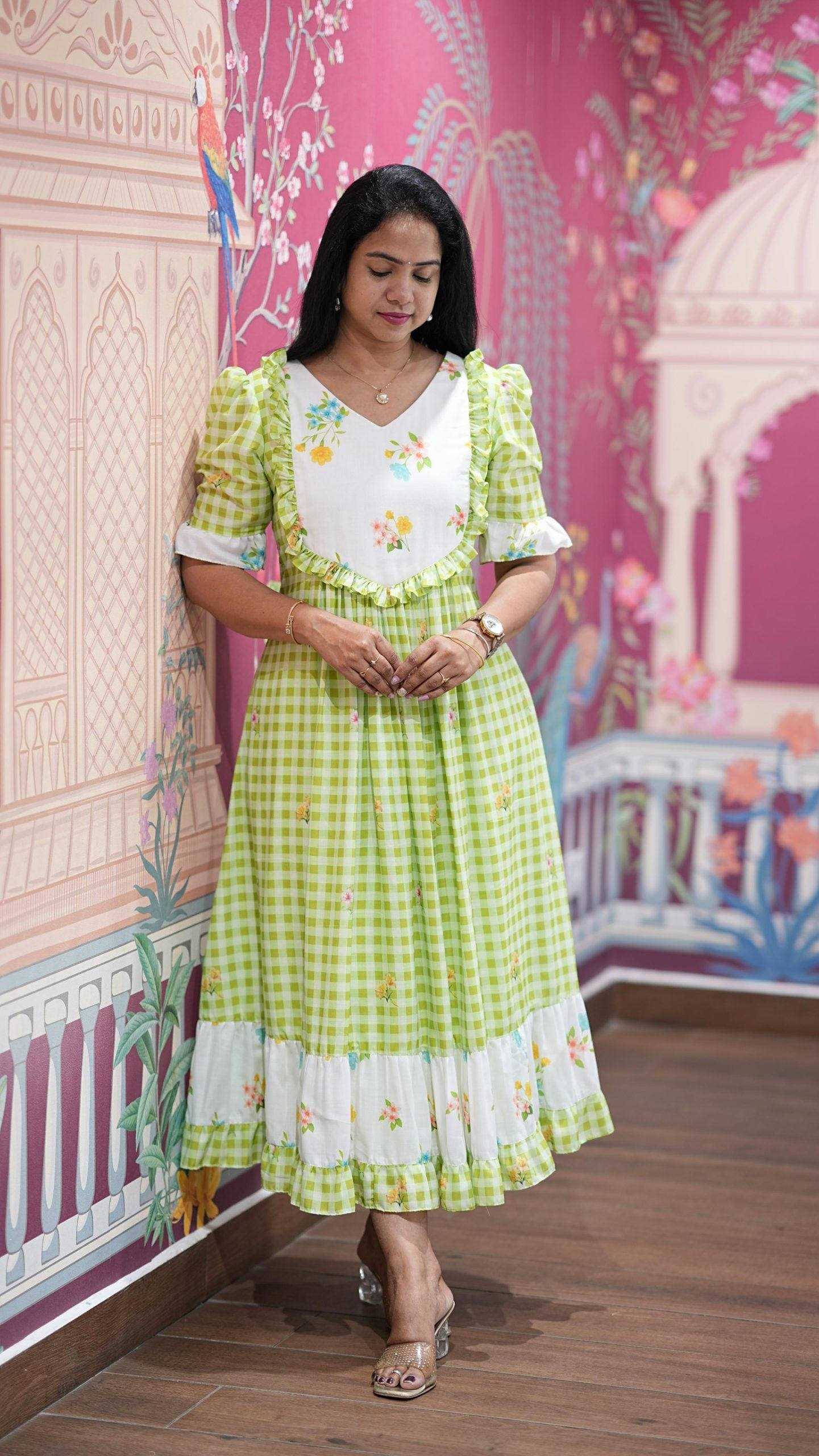 YNF Wholesale Soft Cotton Maxi Dresses KESH210 2721 | Surat Manufacturer