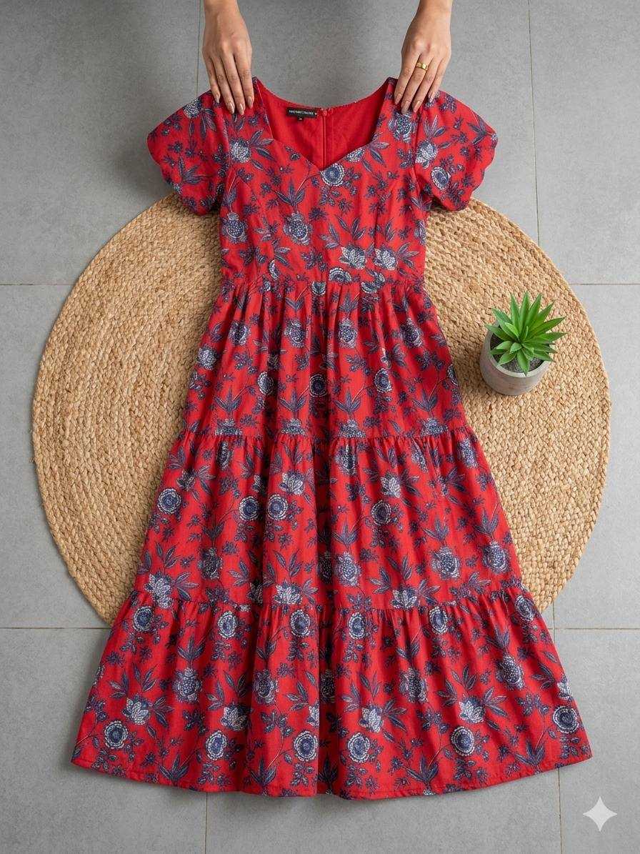 YNF Wholesale Soft Cotton Maxi Dresses KESH210 2765 | Surat Manufacturer