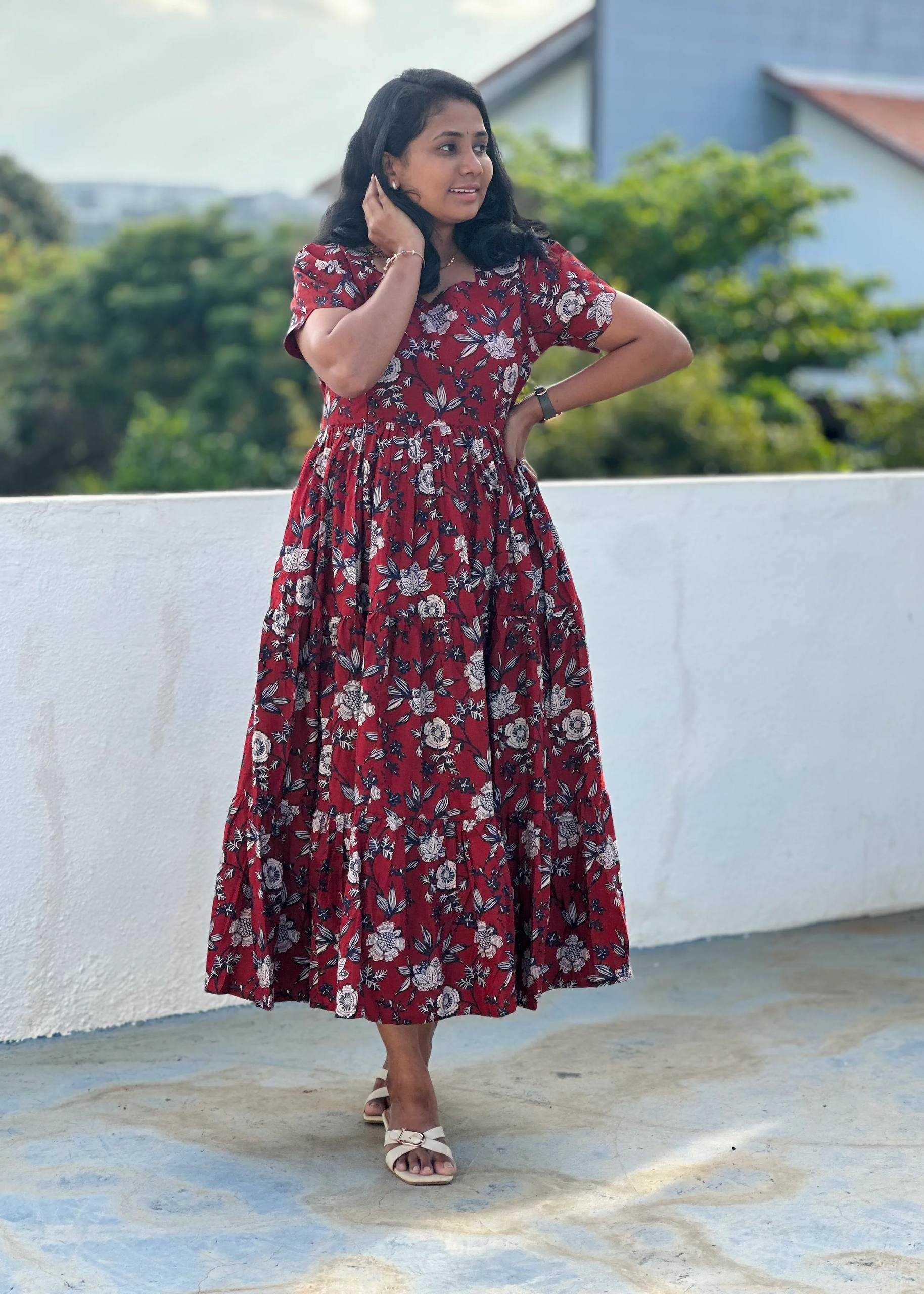 YNF Wholesale Soft Cotton Maxi Dresses KESH210 2765 | Surat Manufacturer