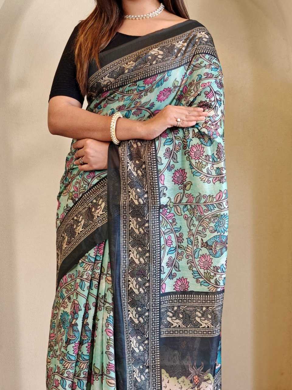 YNF Wholesale Soft Cotton Printed Silk Saree KESH249 : Madhu | Surat Manufacturer
