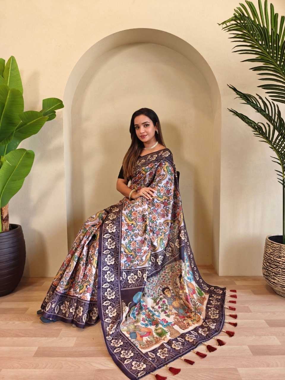 YNF Wholesale Soft Cotton Printed Silk Saree KESH249 : Madhu | Surat Manufacturer