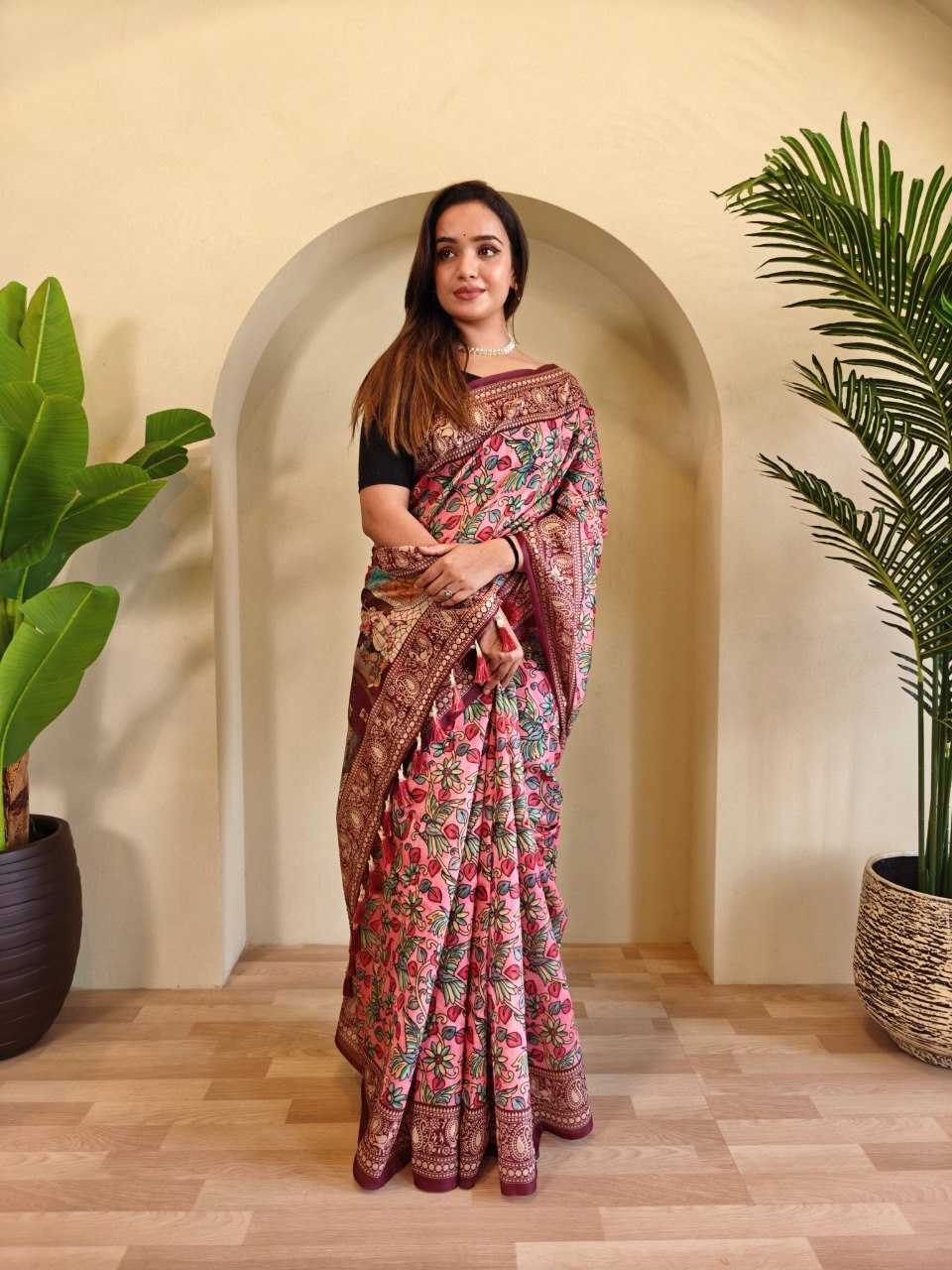 YNF Wholesale Soft Cotton Printed Silk Saree KESH249 : Madhu | Surat Manufacturer