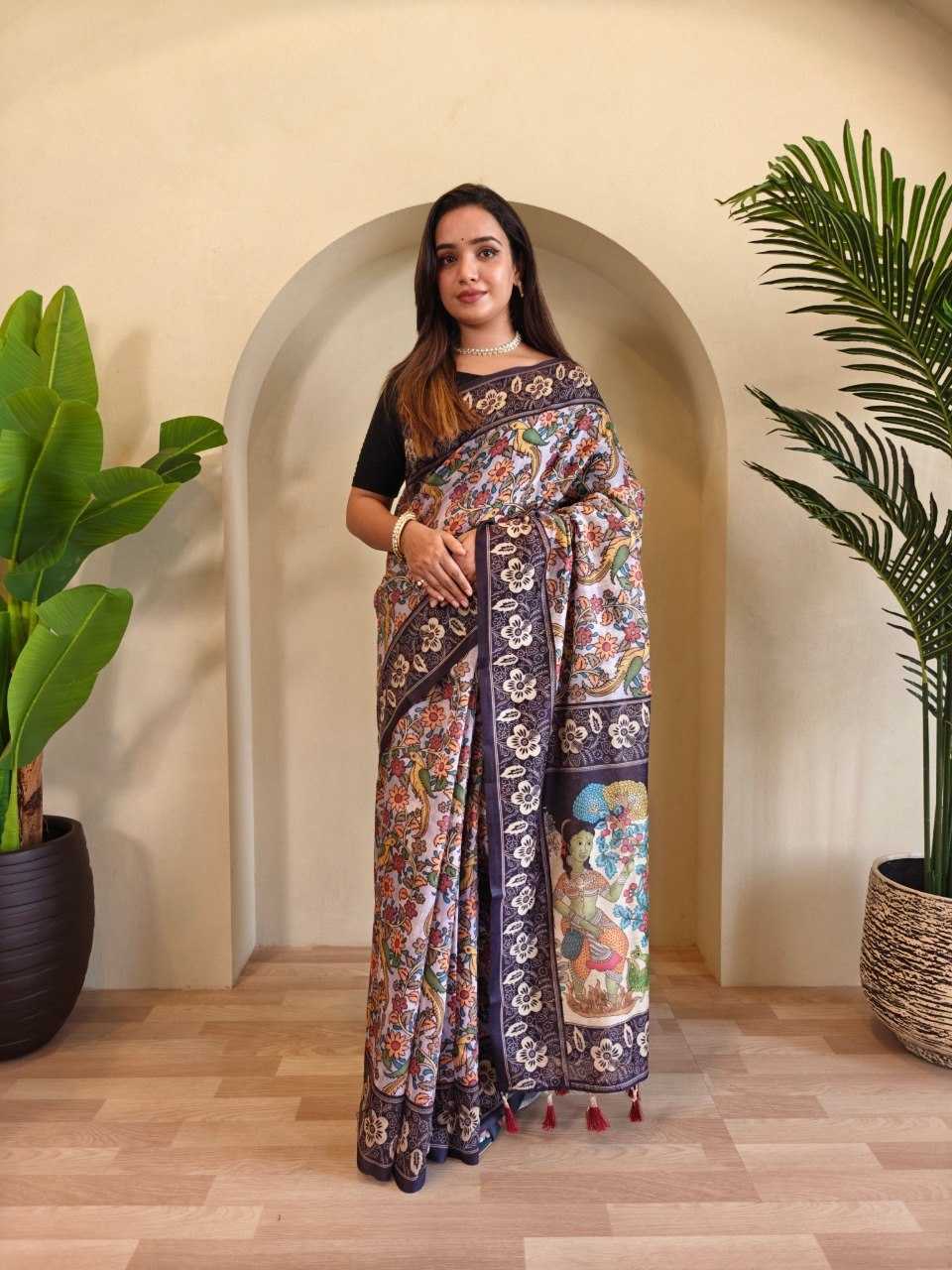 YNF Wholesale Soft Cotton Printed Silk Saree KESH249 : Madhu | Surat Manufacturer