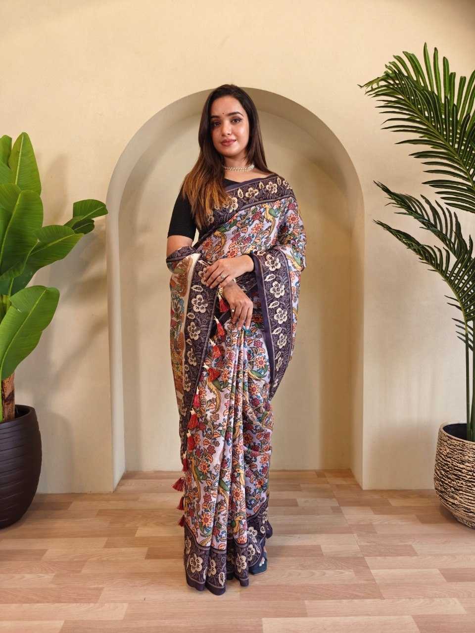 YNF Wholesale Soft Cotton Printed Silk Saree KESH249 : Madhu | Surat Manufacturer