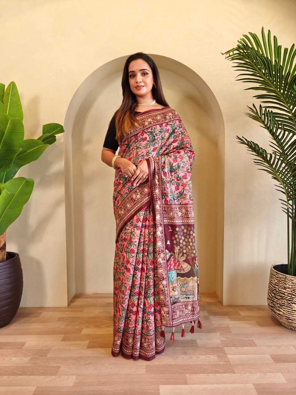YNF Wholesale Soft Cotton Printed Silk Saree KESH249 : Madhu | Surat Manufacturer