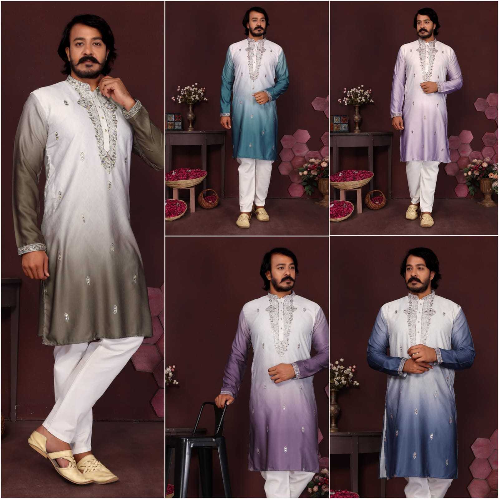 YNF Wholesale Soft Cotton Silk Mens Kurtas KESH629 01 | Surat Manufacturer