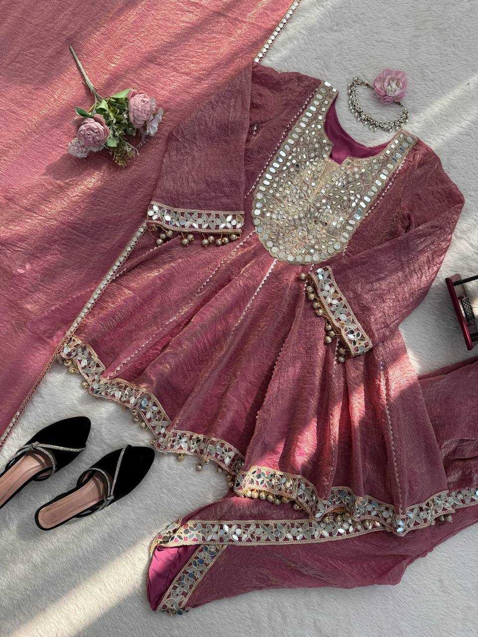 YNF Wholesale Soft Gold Crush Cotton Suits RIN162 6017 | Surat Manufacturer