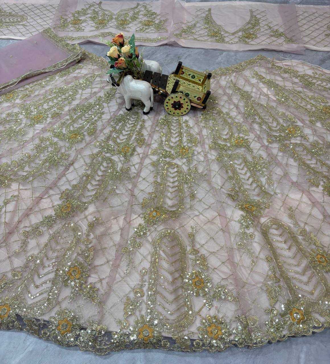 YNF Wholesale Soft Net Wedding Lehenga KESH512 1777 | Surat Manufacturer