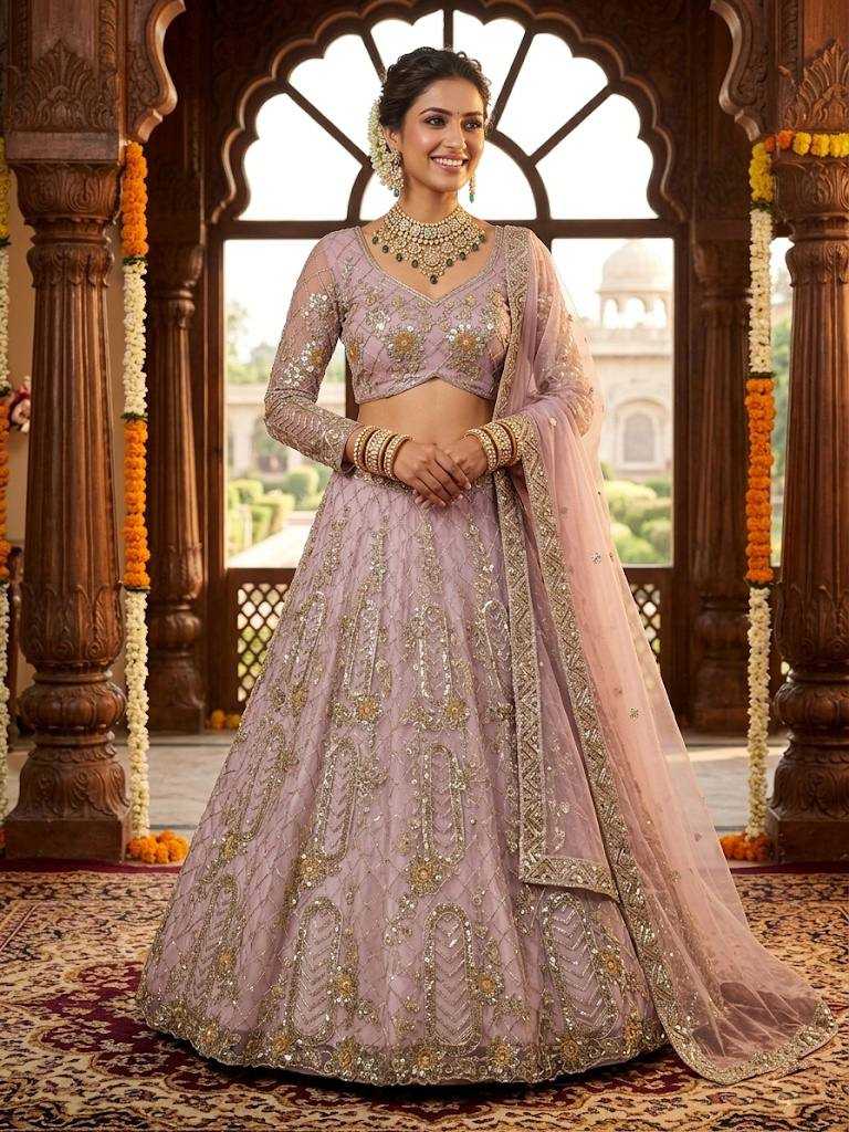 YNF Wholesale Soft Net Wedding Lehenga KESH512 1777 | Surat Manufacturer