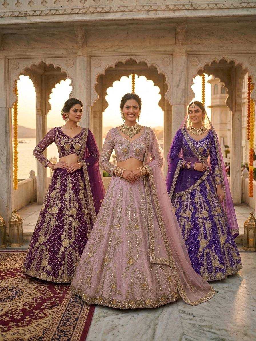 YNF Wholesale Soft Net Wedding Lehenga KESH512 1777 | Surat Manufacturer