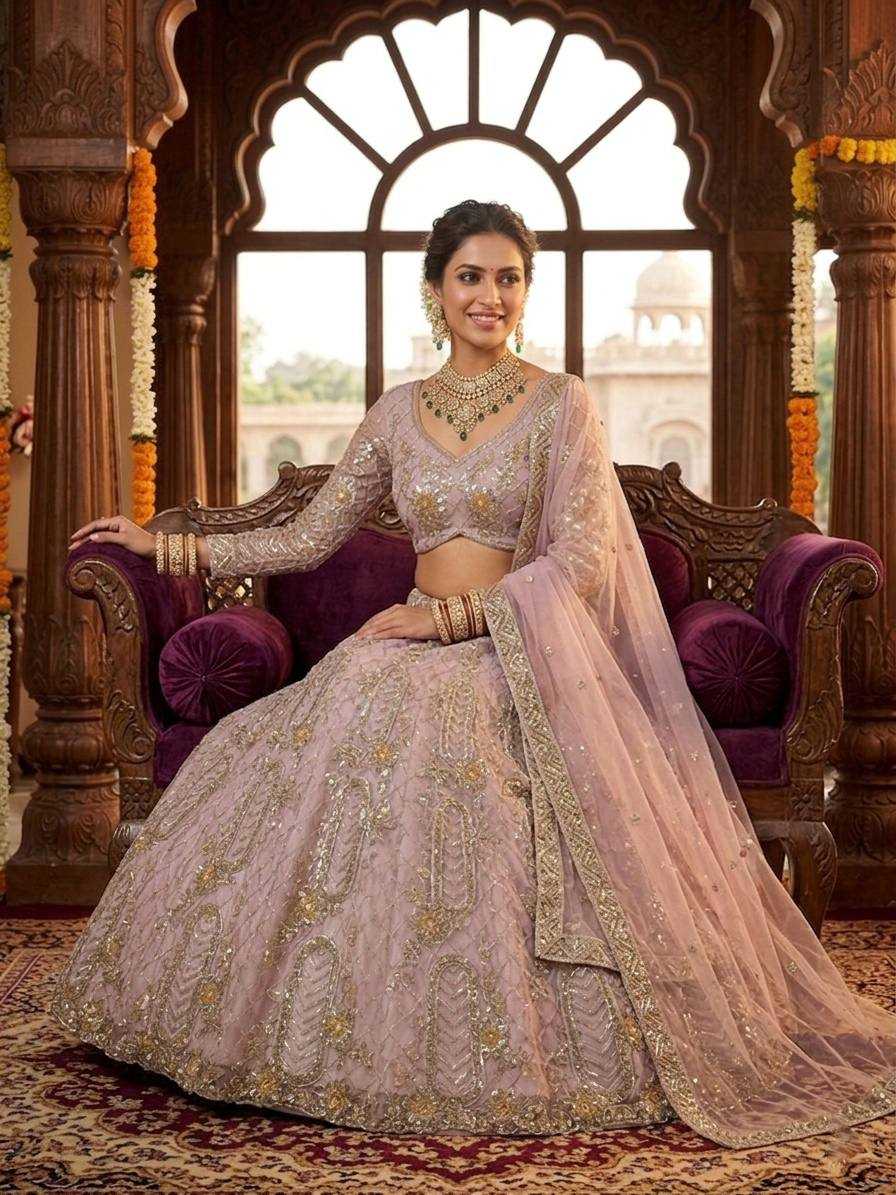 YNF Wholesale Soft Net Wedding Lehenga KESH512 1777 | Surat Manufacturer