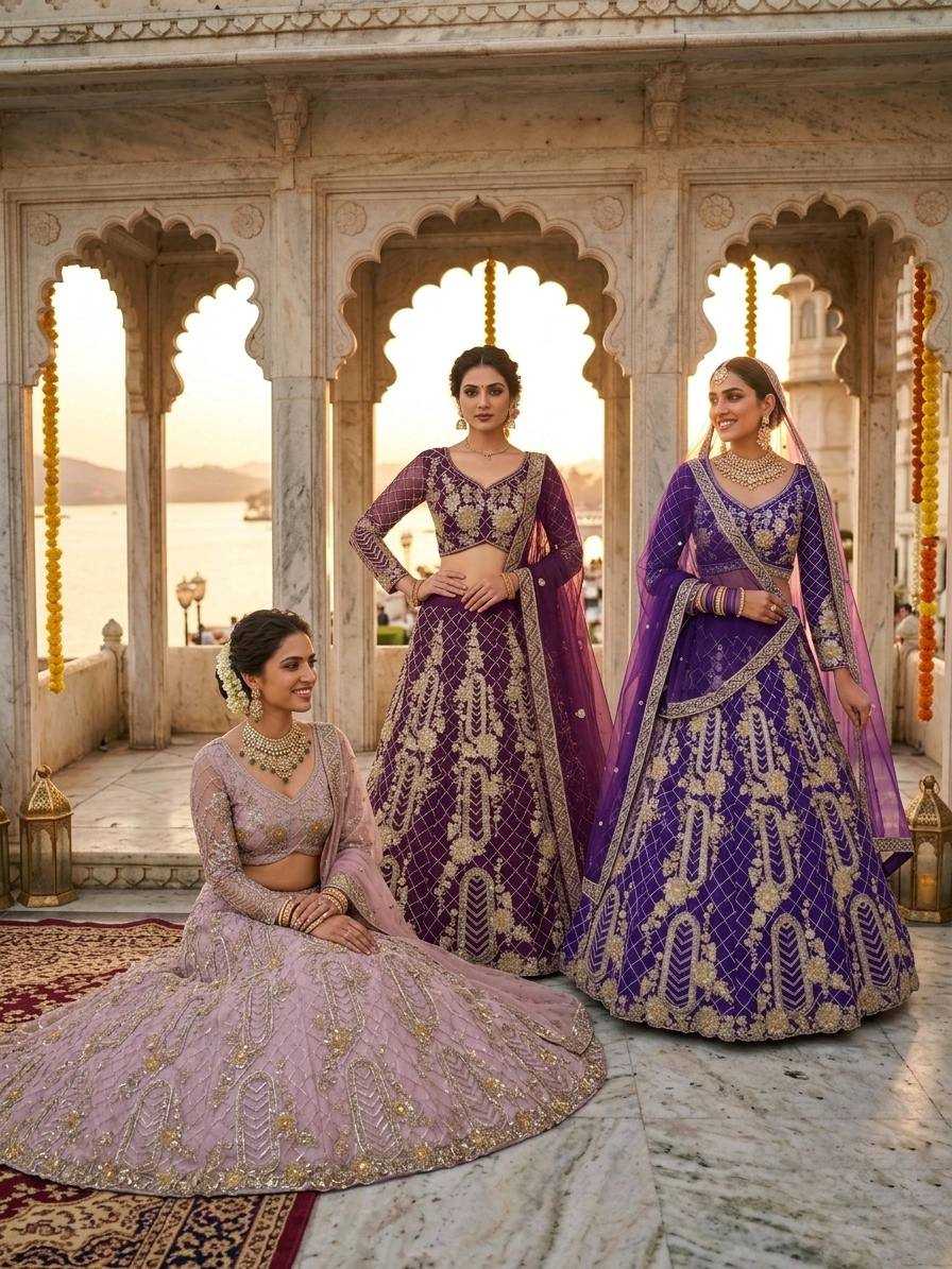 YNF Wholesale Soft Net Wedding Lehenga KESH512 1777 | Surat Manufacturer