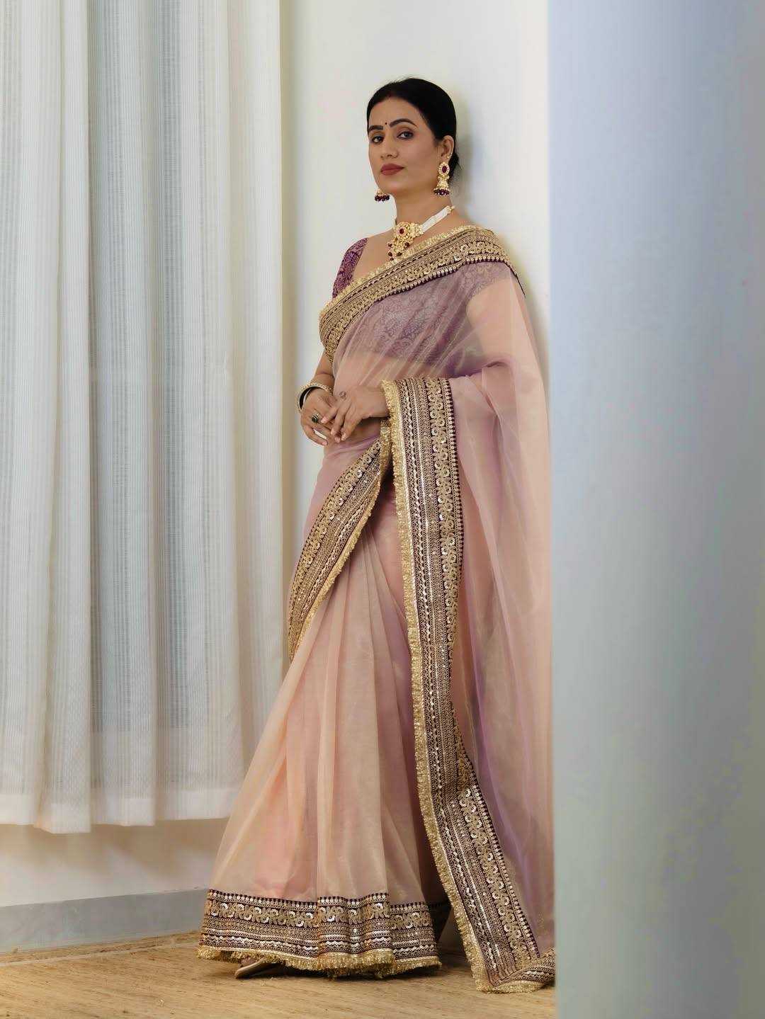 YNF Wholesale Soft Net Sequin Sarees KESH621 6036 | Surat Manufacturer