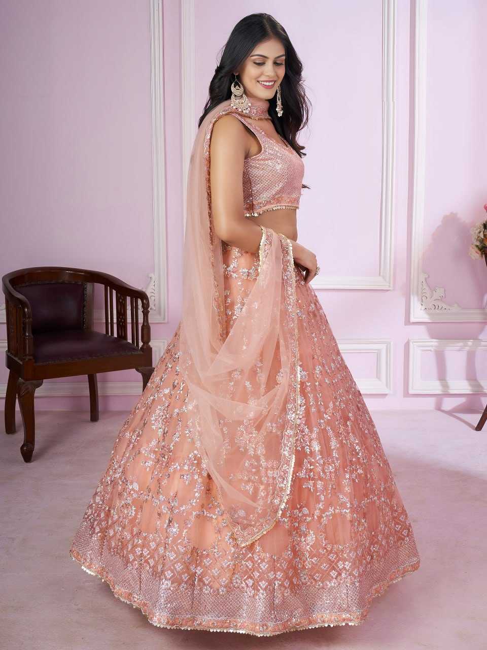 YNF Wholesale Soft Net Wedding Lehenga KESH638 5016 | Surat Manufacturer