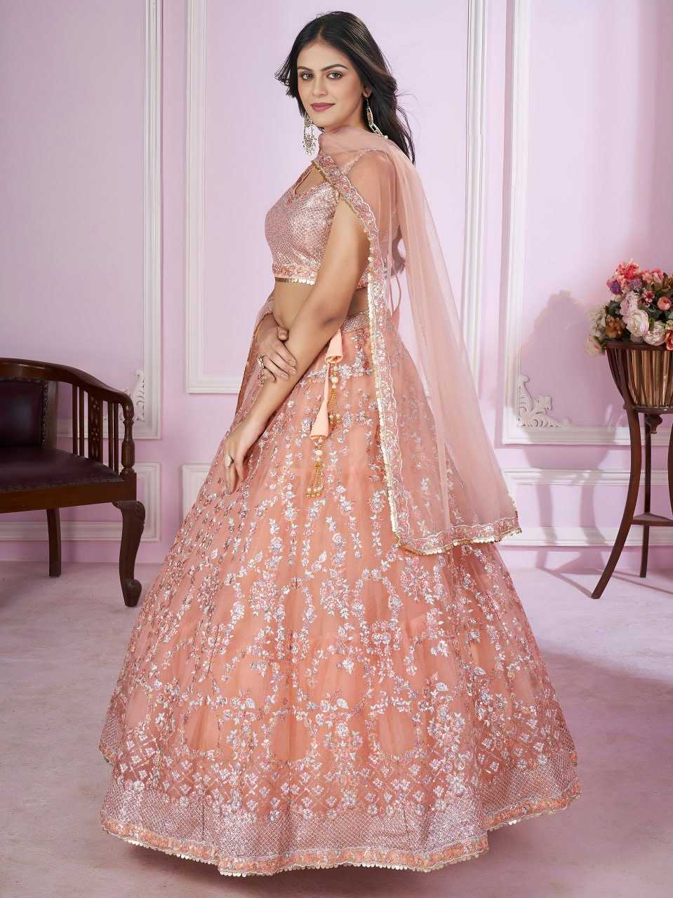 YNF Wholesale Soft Net Wedding Lehenga KESH638 5016 | Surat Manufacturer