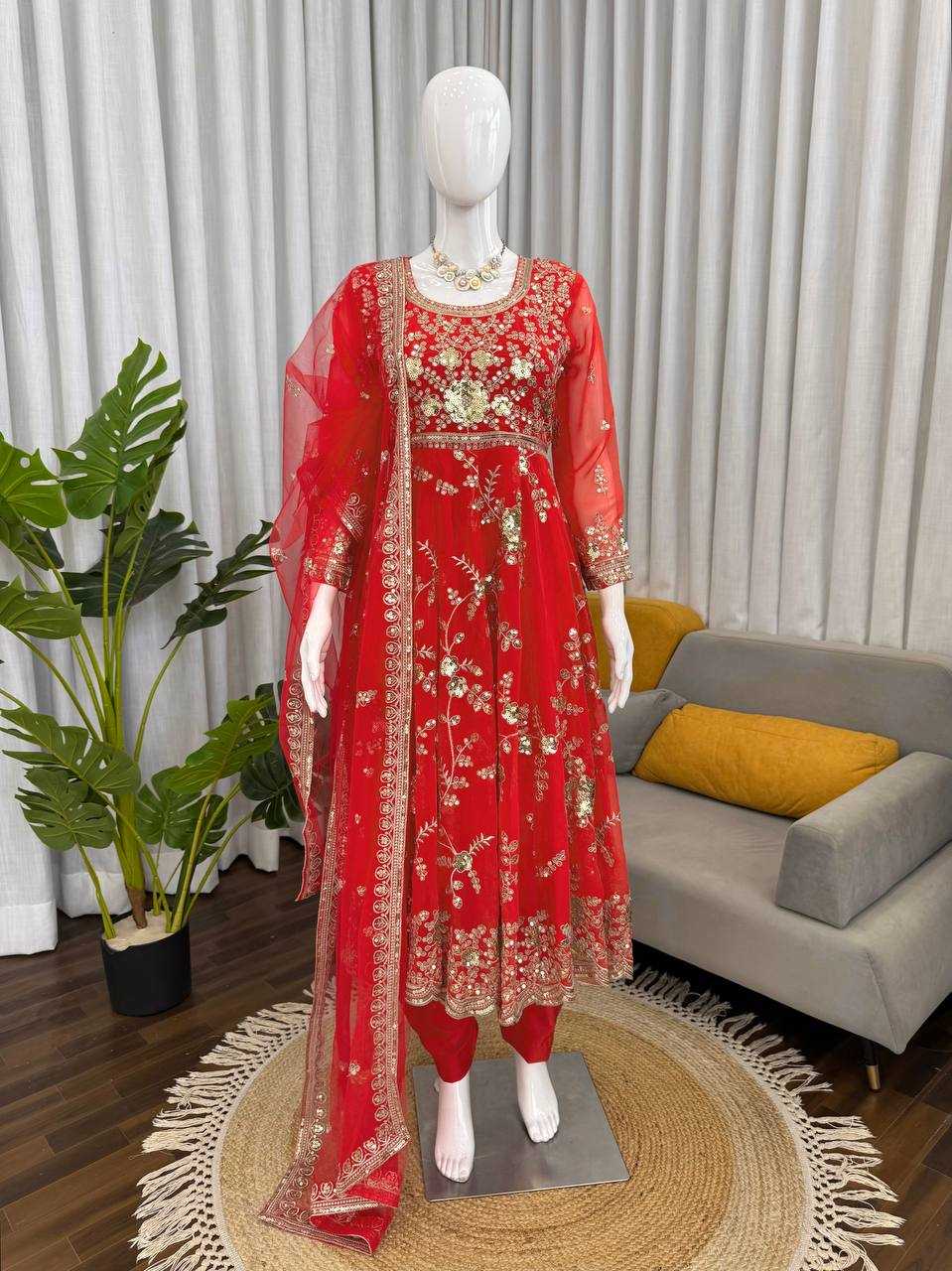 YNF Wholesale Soft Net Georgette Suit RIN133 1598 | Surat Manufacturer