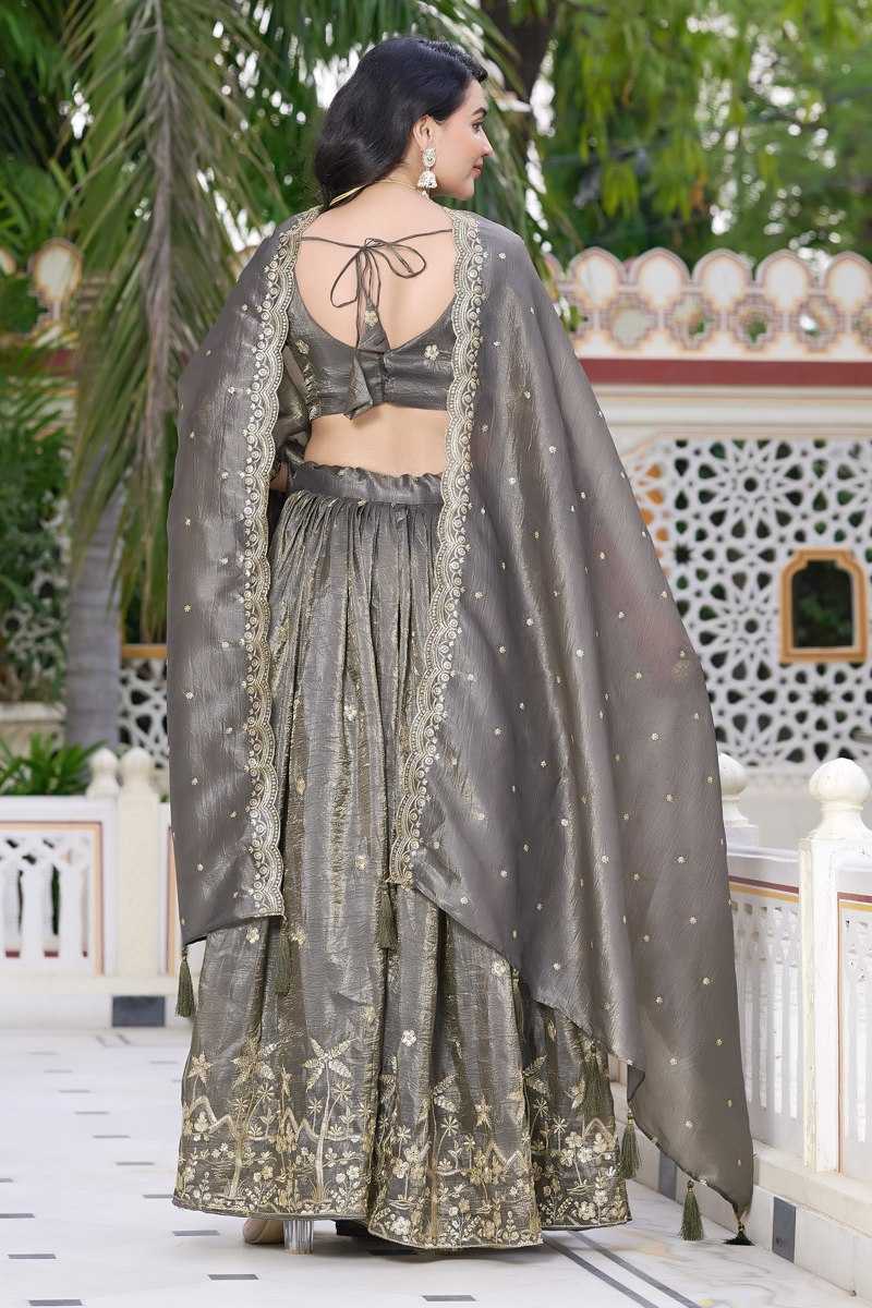 YNF Wholesale Soft Net Embroidered Lehenga RIN227 02 | Surat Manufacturer