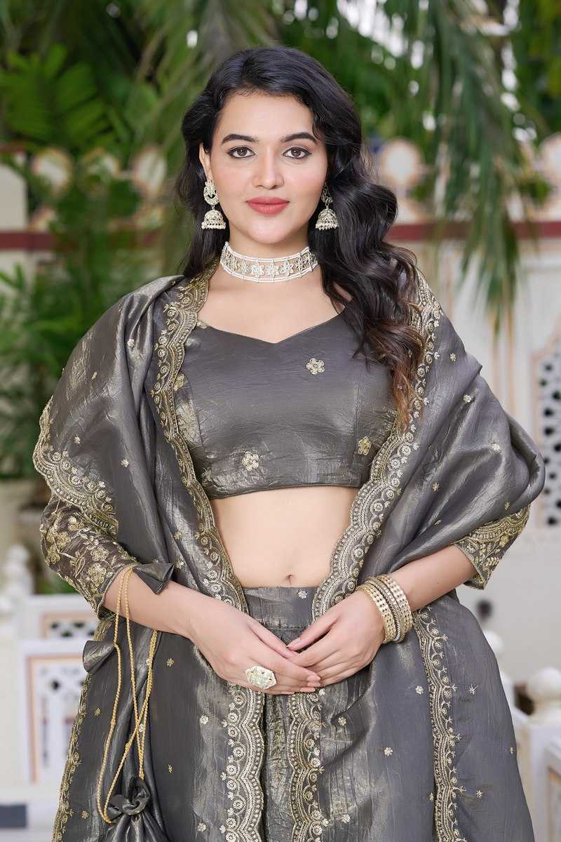 YNF Wholesale Soft Net Embroidered Lehenga RIN227 02 | Surat Manufacturer