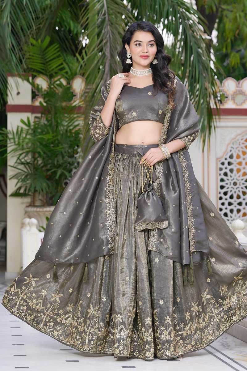 YNF Wholesale Soft Net Embroidered Lehenga RIN227 02 | Surat Manufacturer
