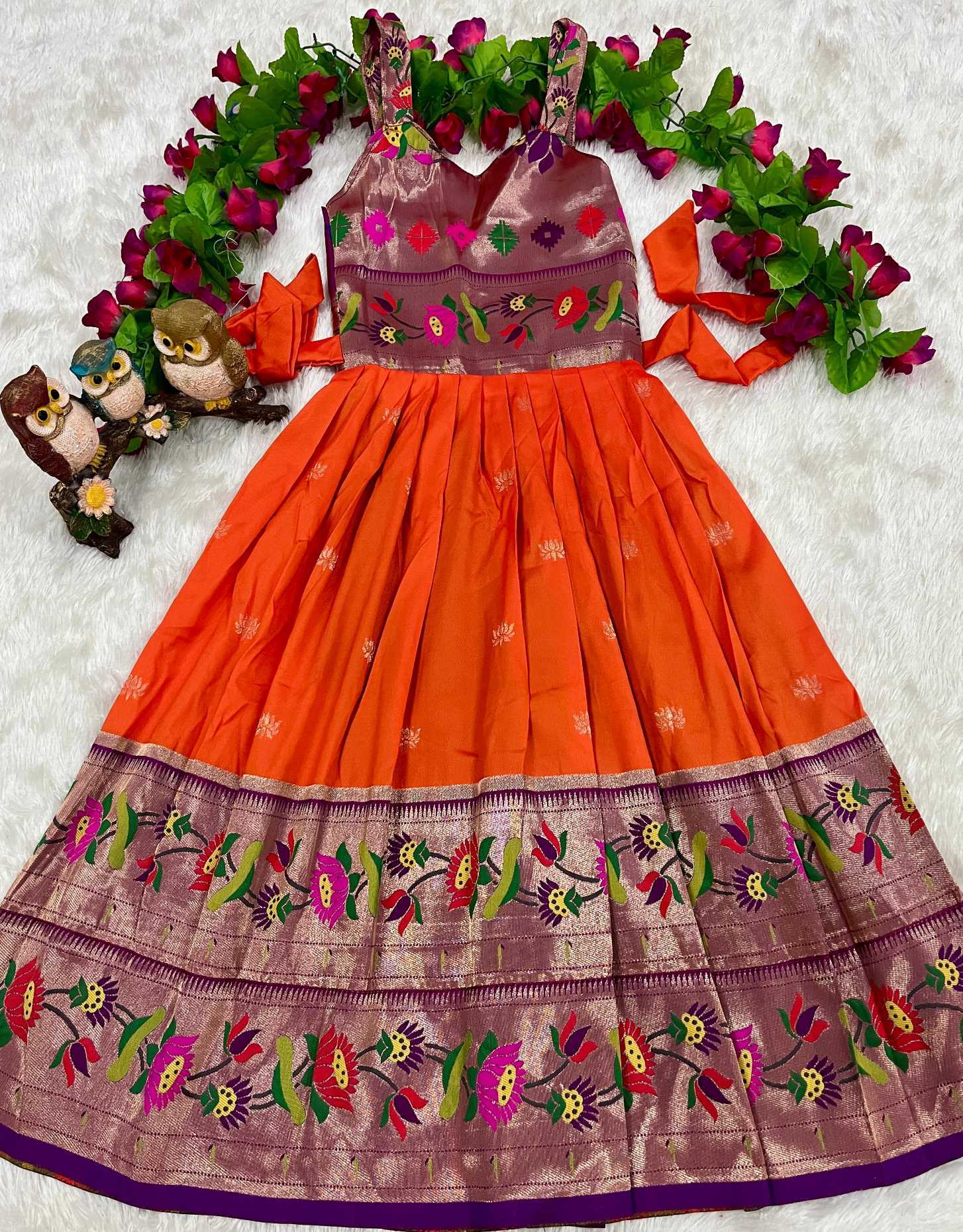 YNF Wholesale Soft Silk Kids Gown KESH685 Darisha | Surat Manufacturer