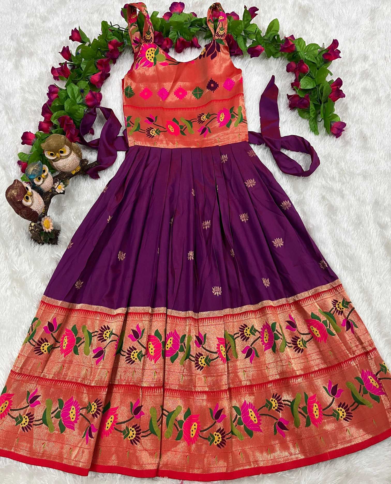 YNF Wholesale Soft Silk Kids Gown KESH685 Darisha | Surat Manufacturer