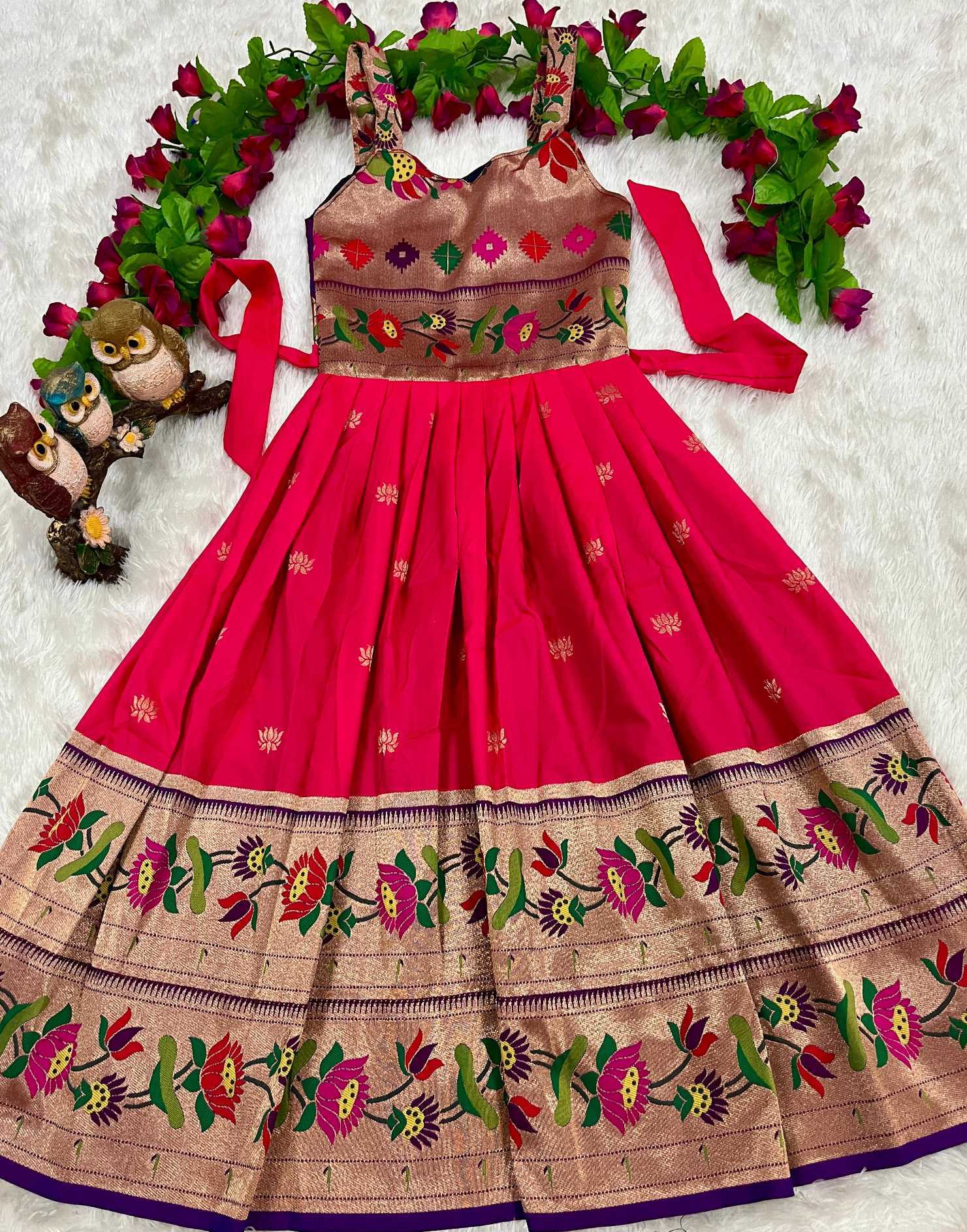 YNF Wholesale Soft Silk Kids Gown KESH685 Darisha | Surat Manufacturer