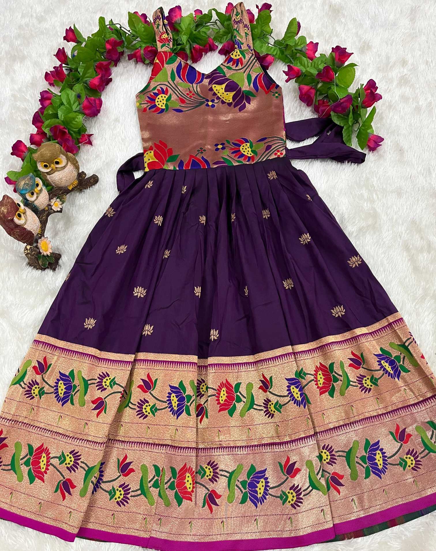 YNF Wholesale Soft Silk Kids Gown KESH685 Darisha | Surat Manufacturer