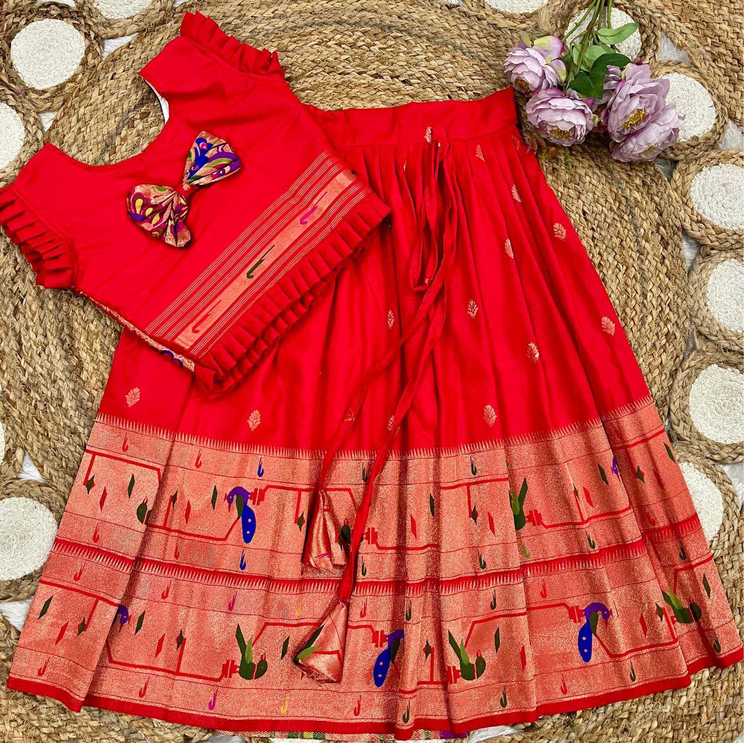 YNF Wholesale Soft Silk Kids Lehenga KESH685 Ibaara | Surat Manufacturer