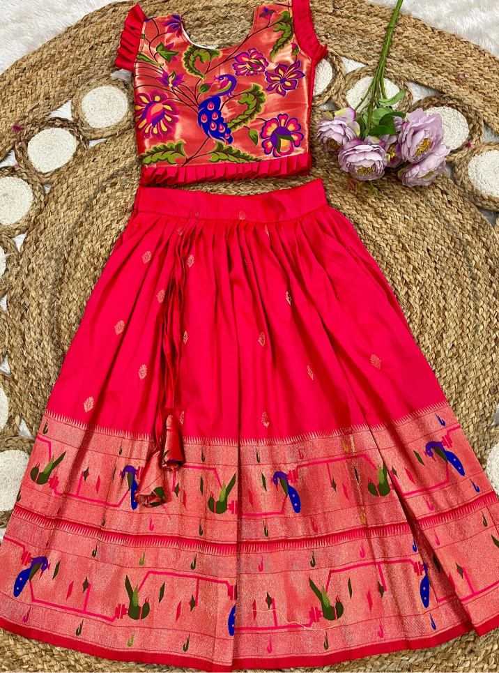 YNF Wholesale Soft Silk Kids Lehenga KESH685 Ibaara | Surat Manufacturer