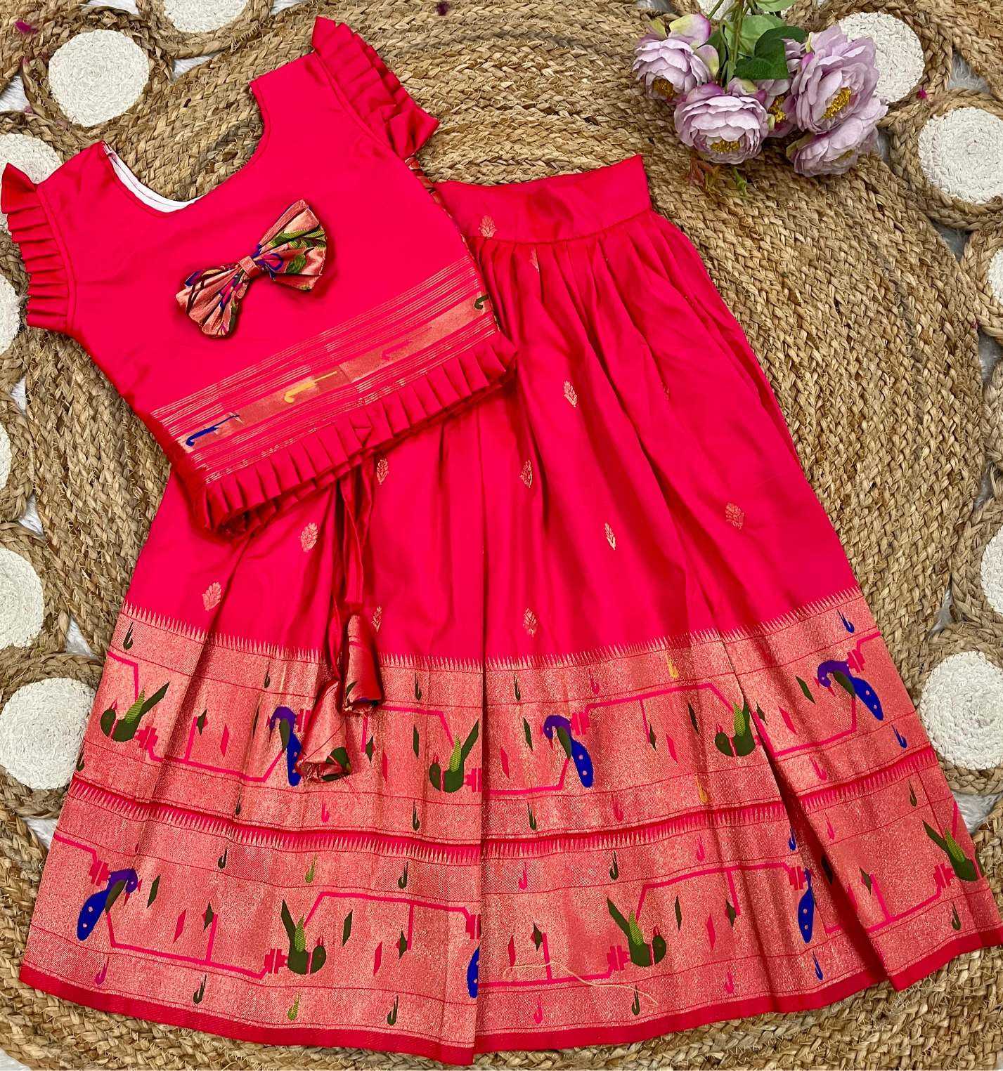 YNF Wholesale Soft Silk Kids Lehenga KESH685 Ibaara | Surat Manufacturer