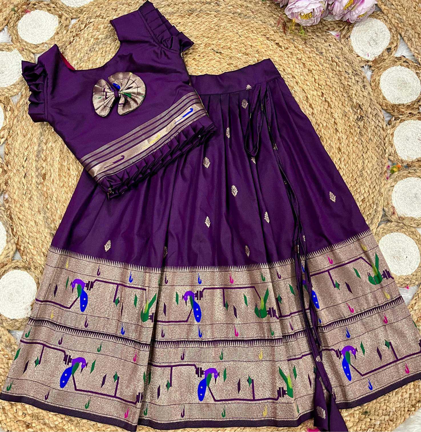 YNF Wholesale Soft Silk Kids Lehenga KESH685 Ibaara | Surat Manufacturer