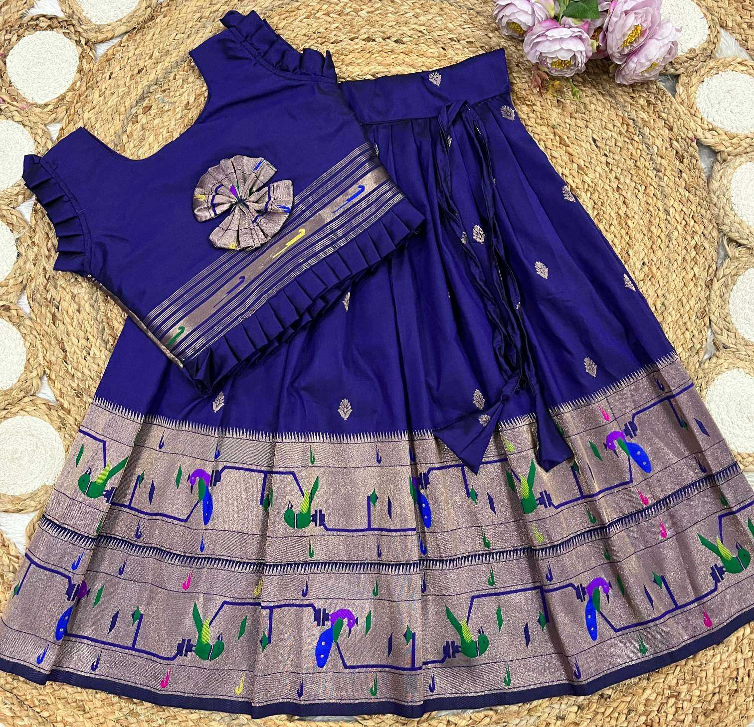 YNF Wholesale Soft Silk Kids Lehenga KESH685 Ibaara | Surat Manufacturer
