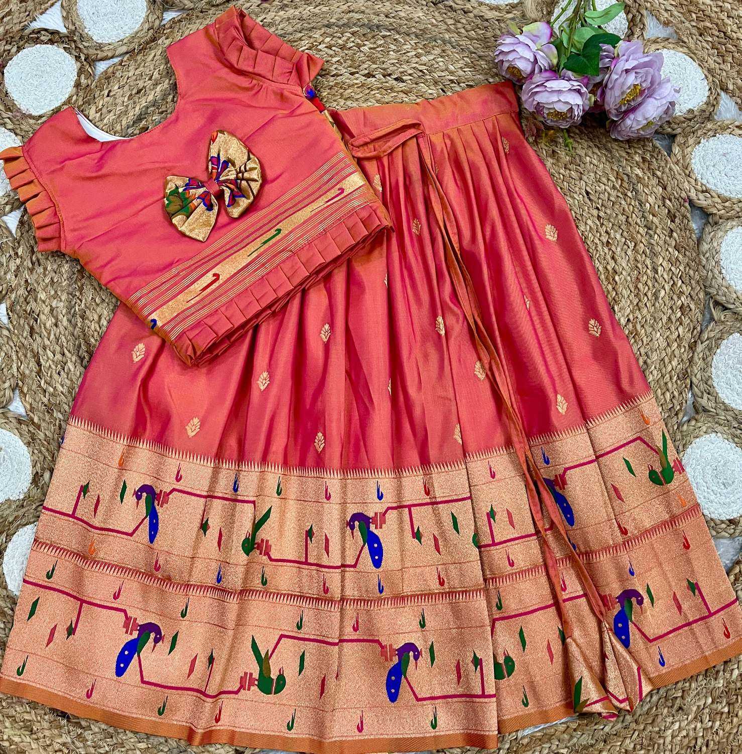 YNF Wholesale Soft Silk Kids Lehenga KESH685 Ibaara | Surat Manufacturer