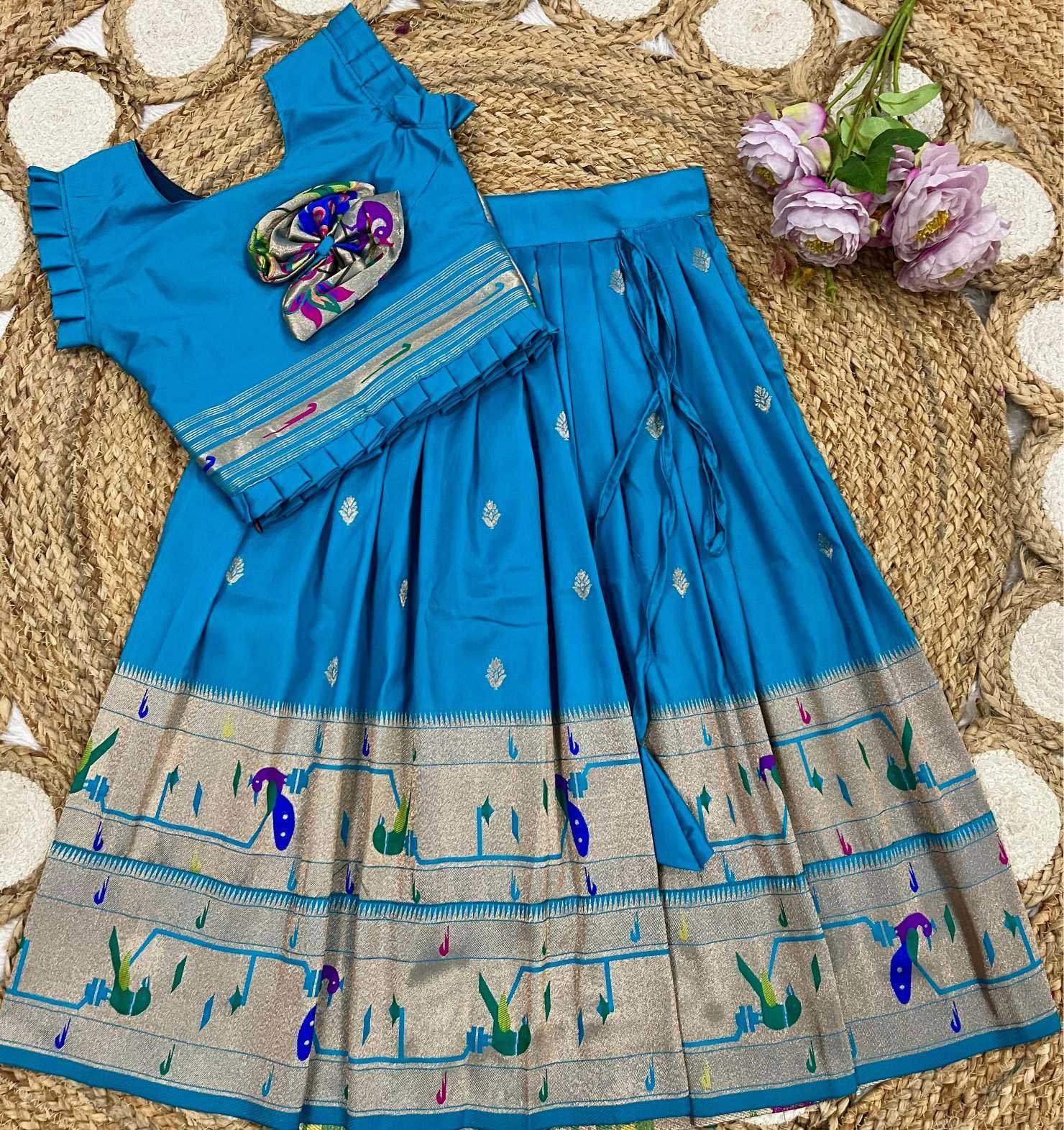 YNF Wholesale Soft Silk Kids Lehenga KESH685 Ibaara | Surat Manufacturer