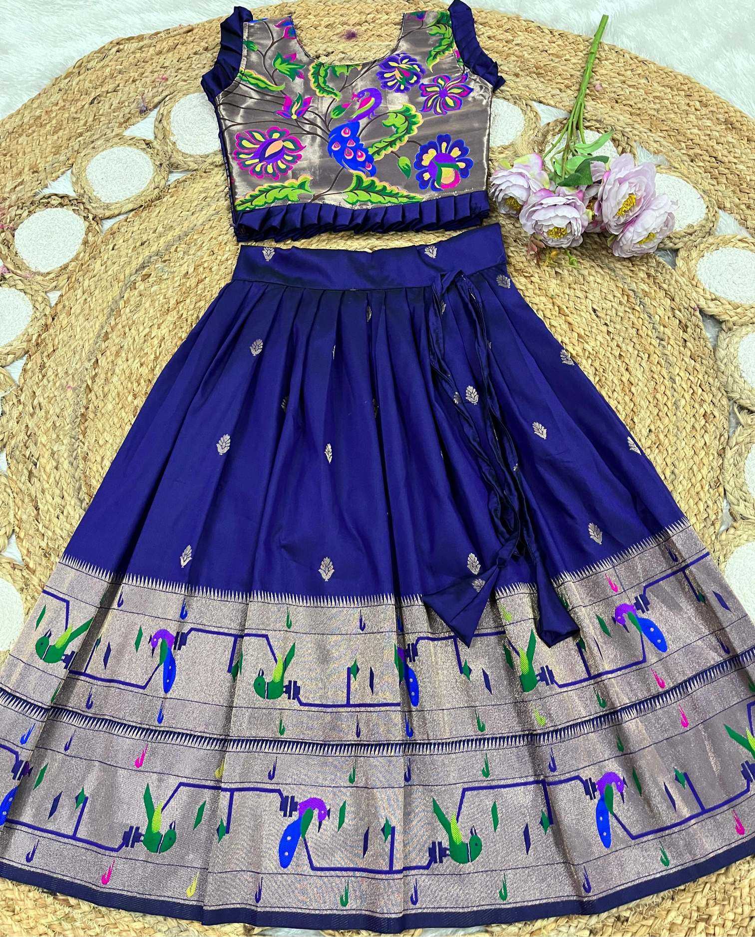 YNF Wholesale Soft Silk Kids Lehenga KESH685 Ibaara | Surat Manufacturer