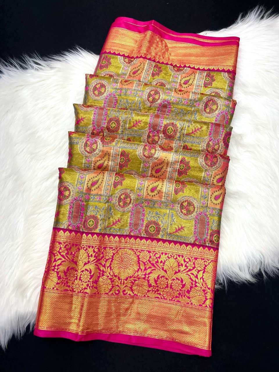 YNF Wholesale Soft Silk Khadi Silk Sarees RIN209 Sketch - 4 | Surat Manufacturer