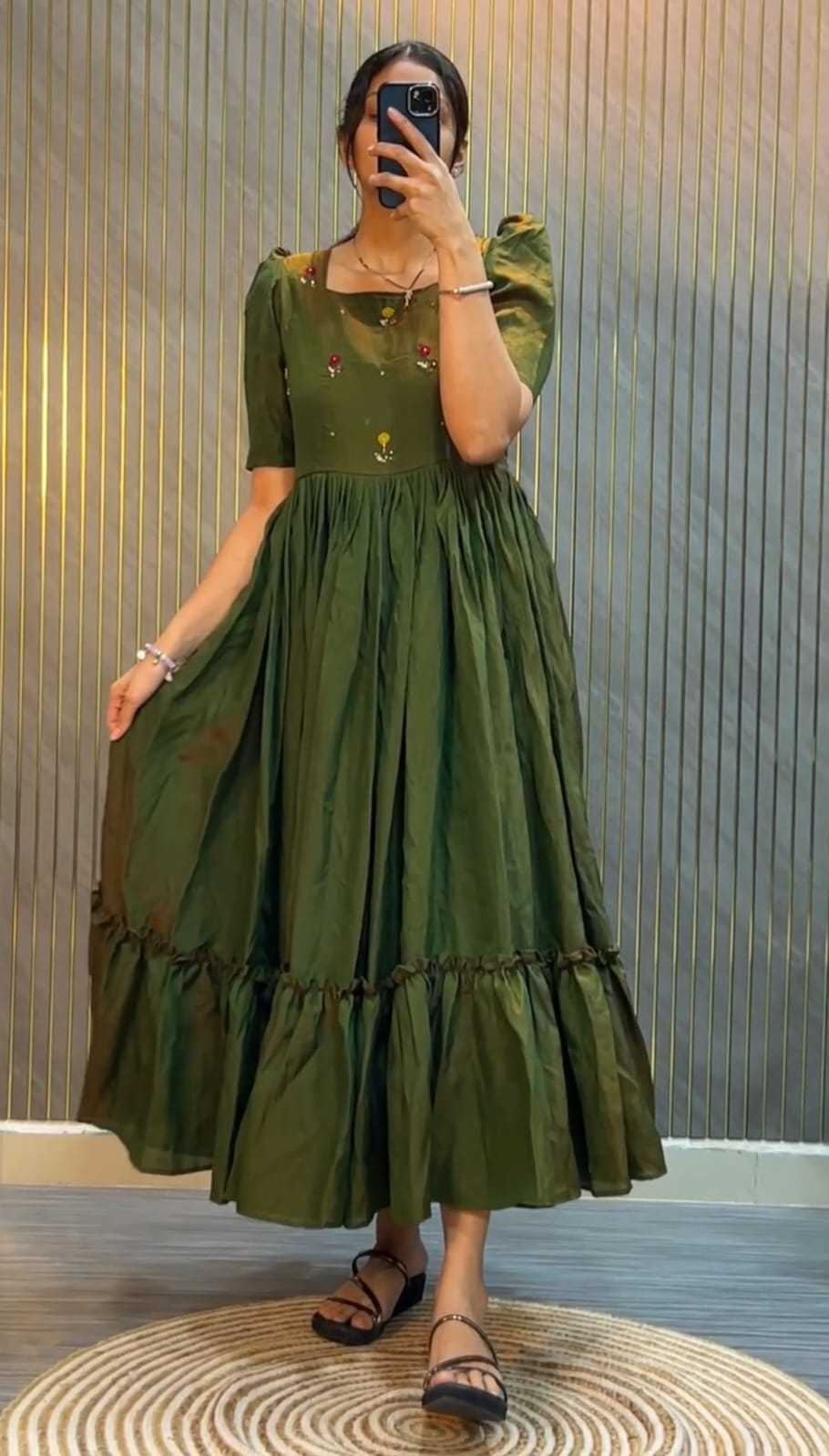 YNF Wholesale Soft Vichitra Party Gowns RIN214 217 | Surat Manufacturer