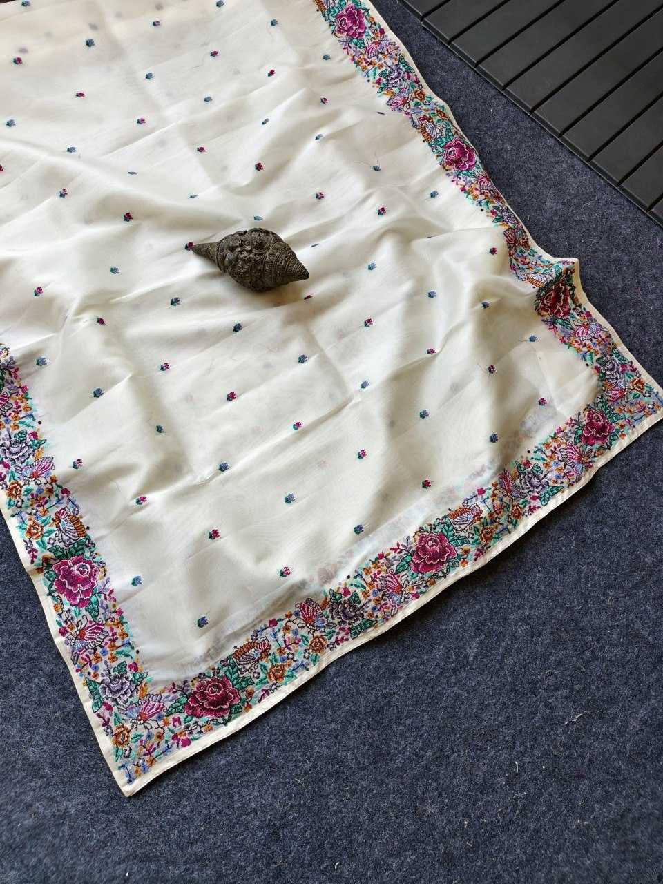 YNF Wholesale Tissue Silk Embroidered Sarees KESH249 3014 | Surat Manufacturer