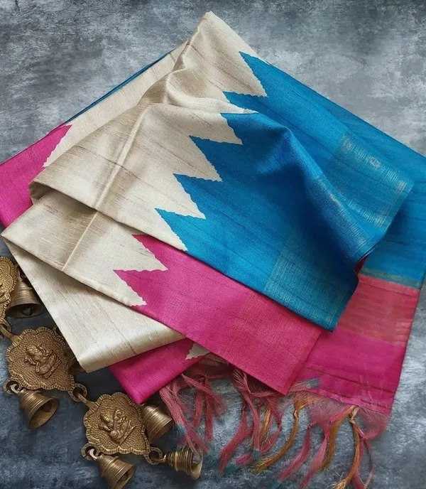YNF Wholesale Tussar Silk Printed Sarees KESH106 2002 | Surat Manufacturer