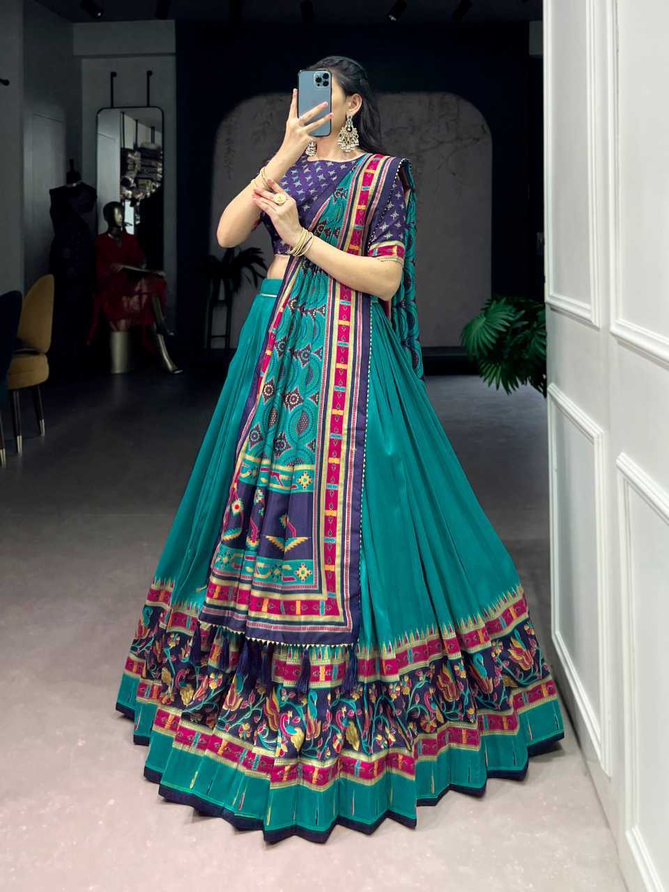 YNF Wholesale Tussar Silk Printed Lehenga KESH134 1255 | Surat Manufacturer