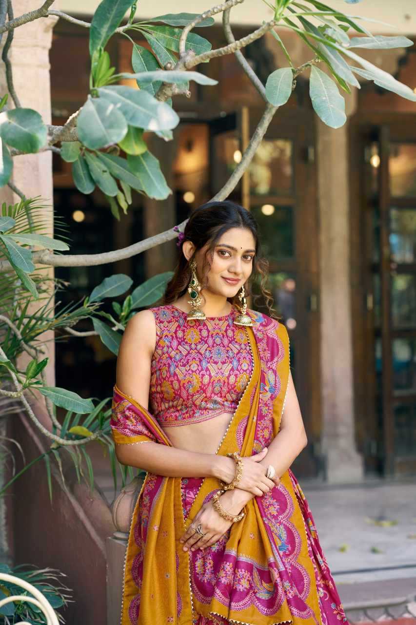 YNF Wholesale Tussar Silk Traditional Lehenga KESH134 SOWMYA-02 | Surat Manufacturer