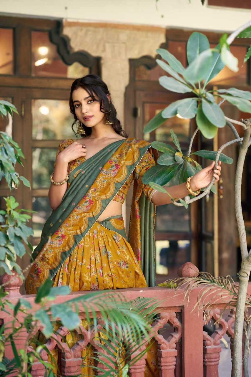 YNF Wholesale Tussar Silk Traditional Lehenga KESH134 SOWMYA-02 | Surat Manufacturer