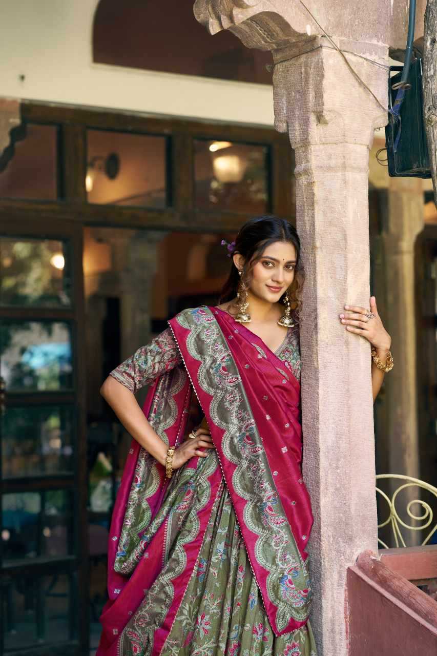 YNF Wholesale Tussar Silk Traditional Lehenga KESH134 SOWMYA-02 | Surat Manufacturer