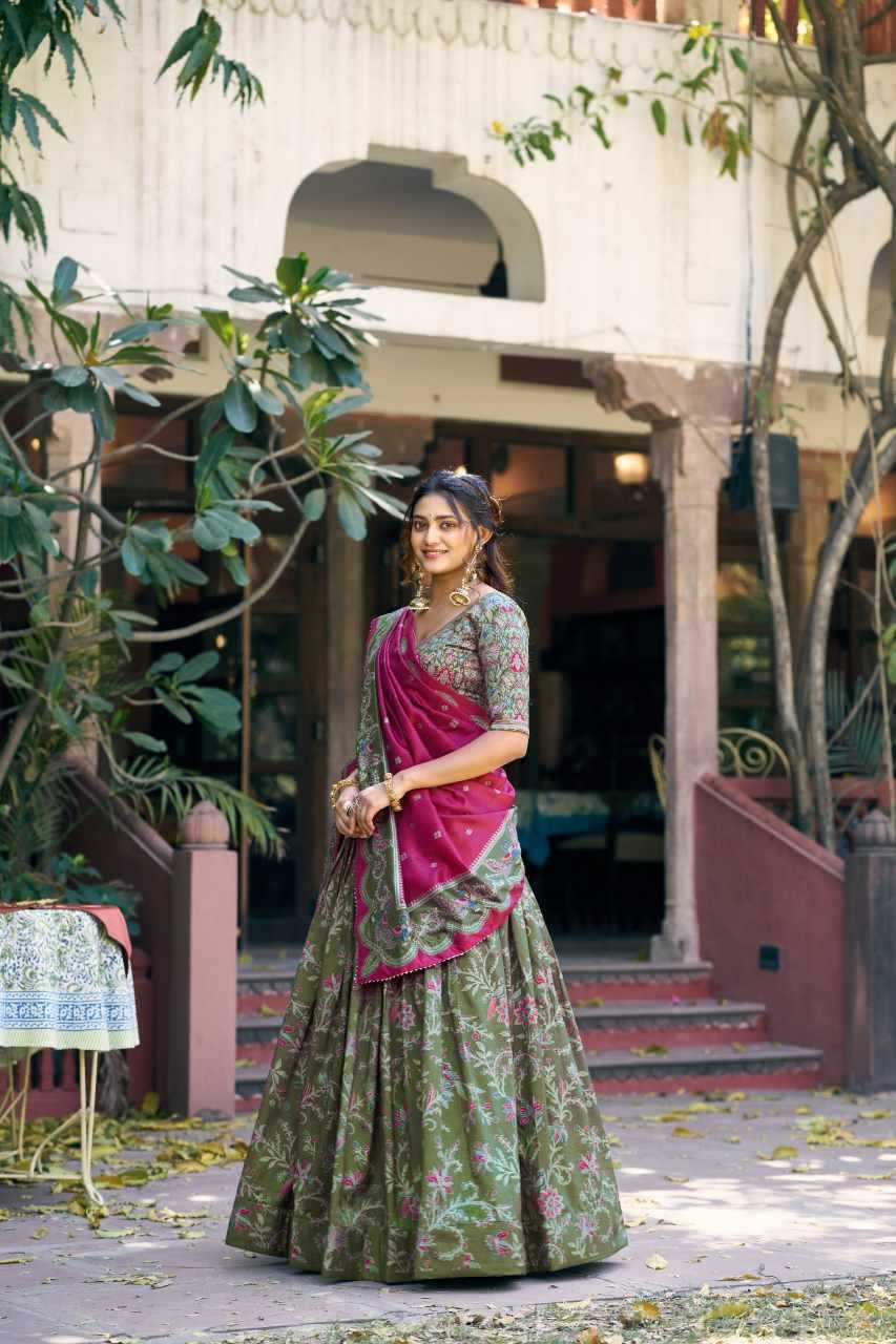 YNF Wholesale Tussar Silk Traditional Lehenga KESH134 SOWMYA-02 | Surat Manufacturer
