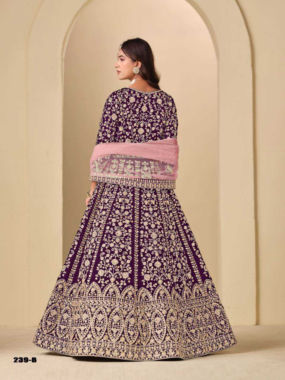 YNF Wholesale Velvet Anarkali Gown KESH530 AANAYA VOL 239 | Surat Manufacturer